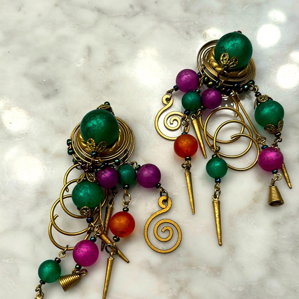 Vintage 80’s Clip on Earrings